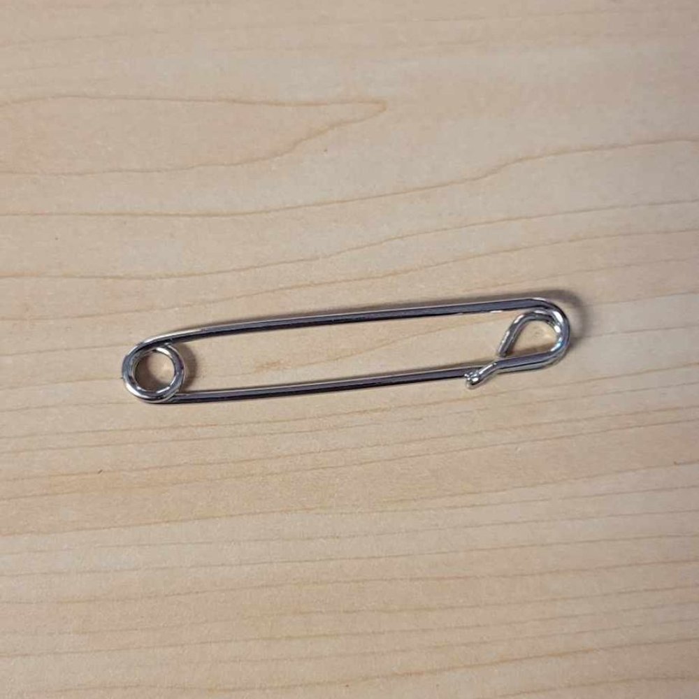 2.5" plain stock tie pin for horse shows